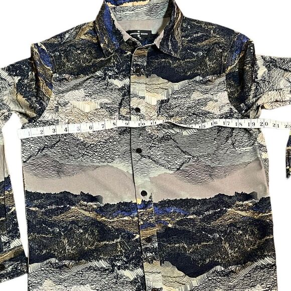 Houston White Men’s Long Sleeve Button Up Shirt, Multicolored, Size S, NWOT - Picture 4 of 5